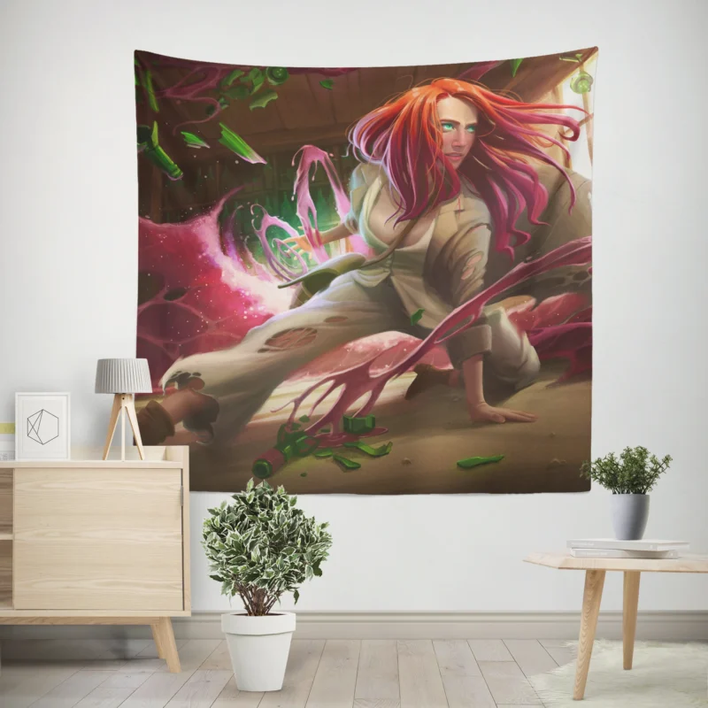 Mera Cosplay: Channel the Aquatic Charm  Wall Tapestry