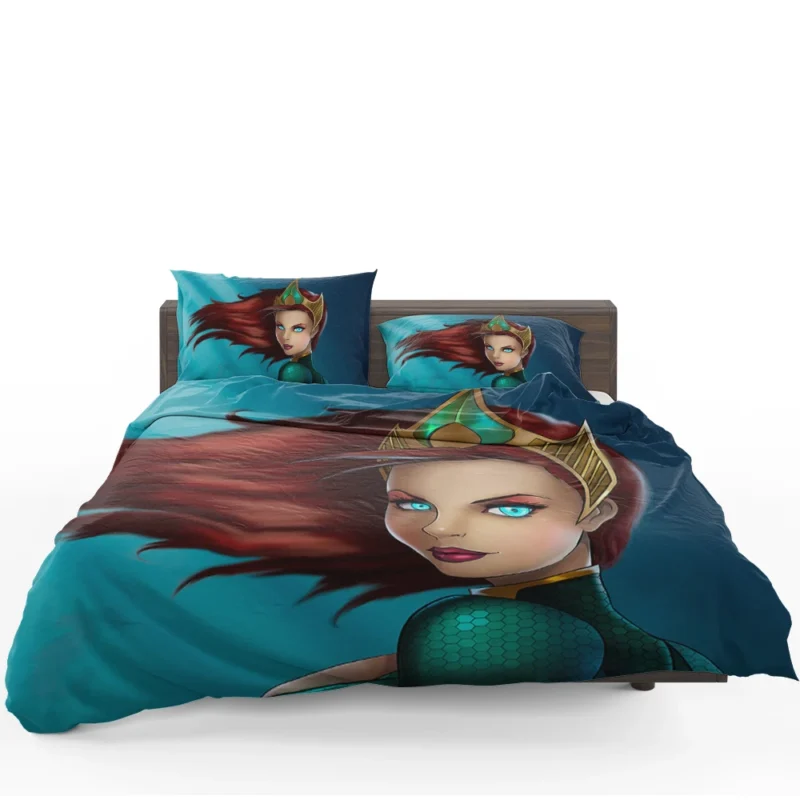 Mera Cosplay: Embody the Aquatic Hero Bedding Set