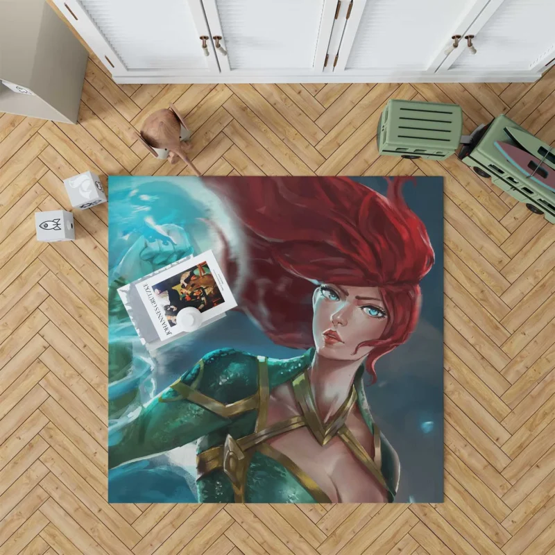 Mera Cosplay: Embrace the DC Universe Floor Rug