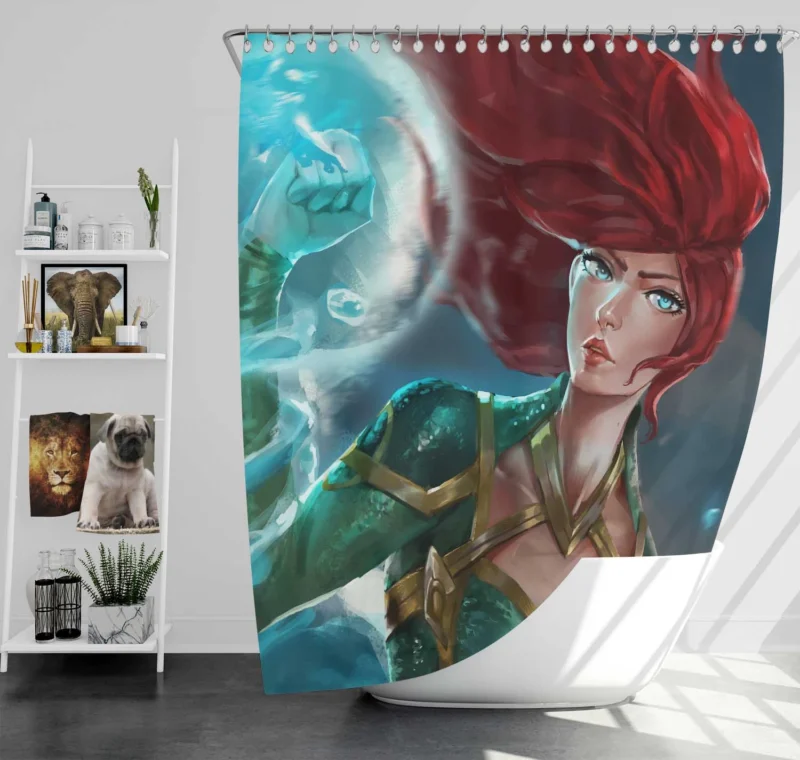 Mera Cosplay: Embrace the DC Universe Shower Curtain