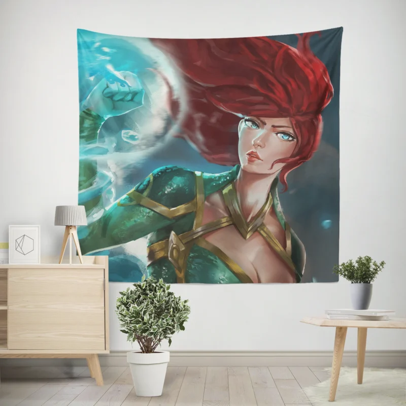 Mera Cosplay: Embrace the DC Universe  Wall Tapestry