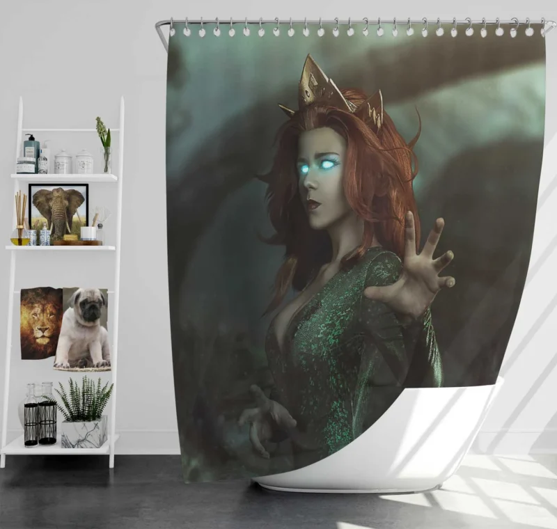 Mera Cosplay: Transform into a DC Icon Shower Curtain