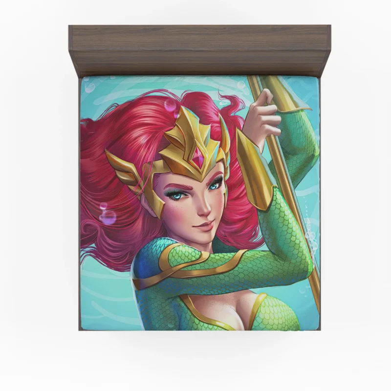 Mera (DC Comics) in Comics: Embrace the Character Fitted Sheet