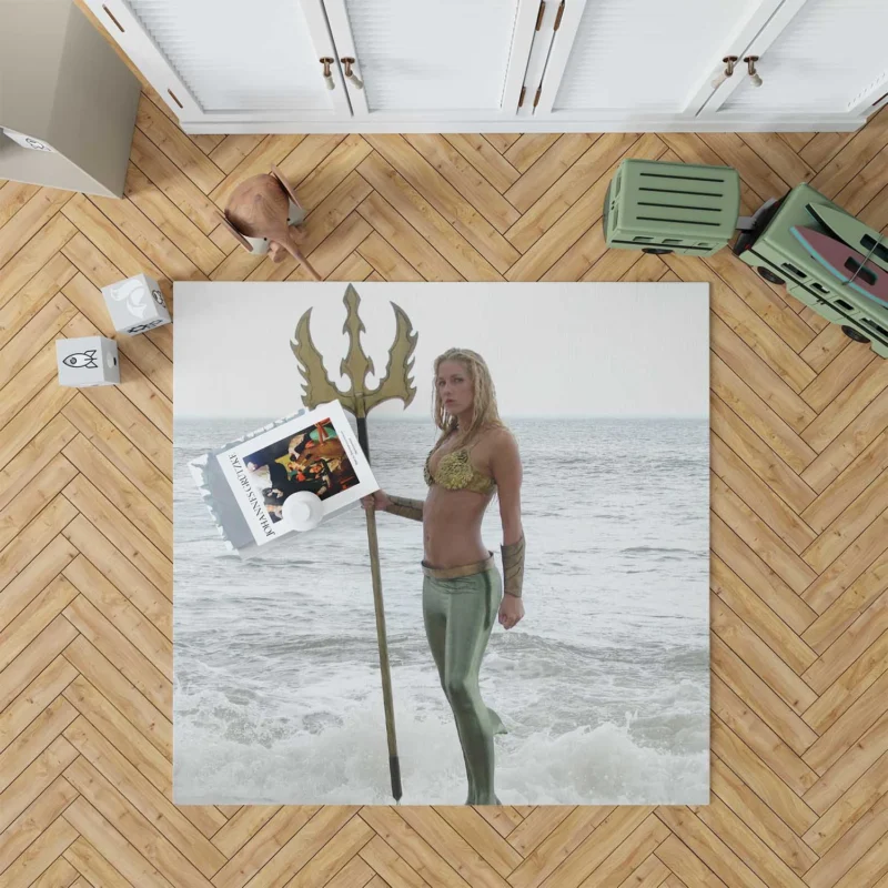 Mera: Dive into the World of Cosplay Floor Rug