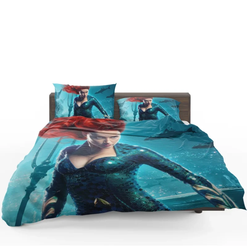 Mera in Aquaman Movie: Dive into the Depths Bedding Set