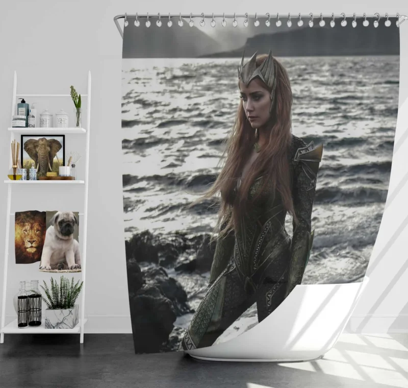 Mera in Justice League: Unite with DC Heroes Shower Curtain