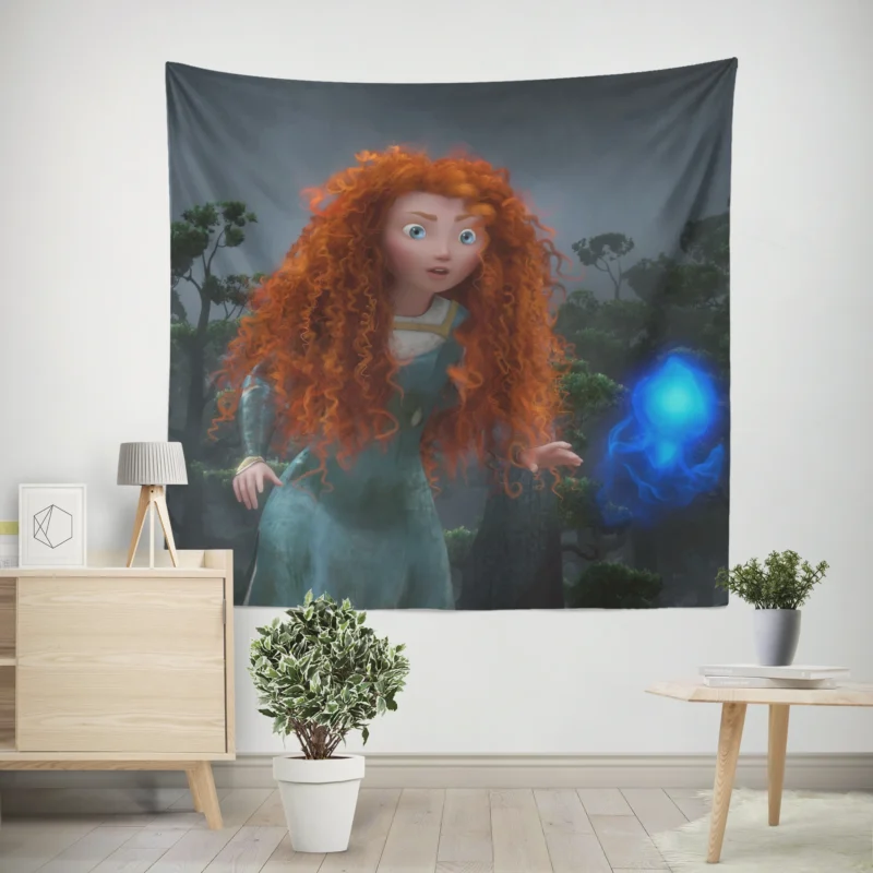 Merida Brave Adventure: Join Her Quest  Wall Tapestry