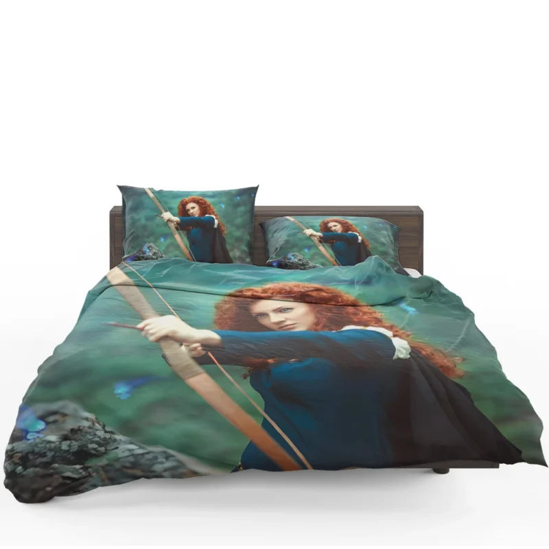 Merida Cosplay Wallpaper: Embrace the Brave Bedding Set