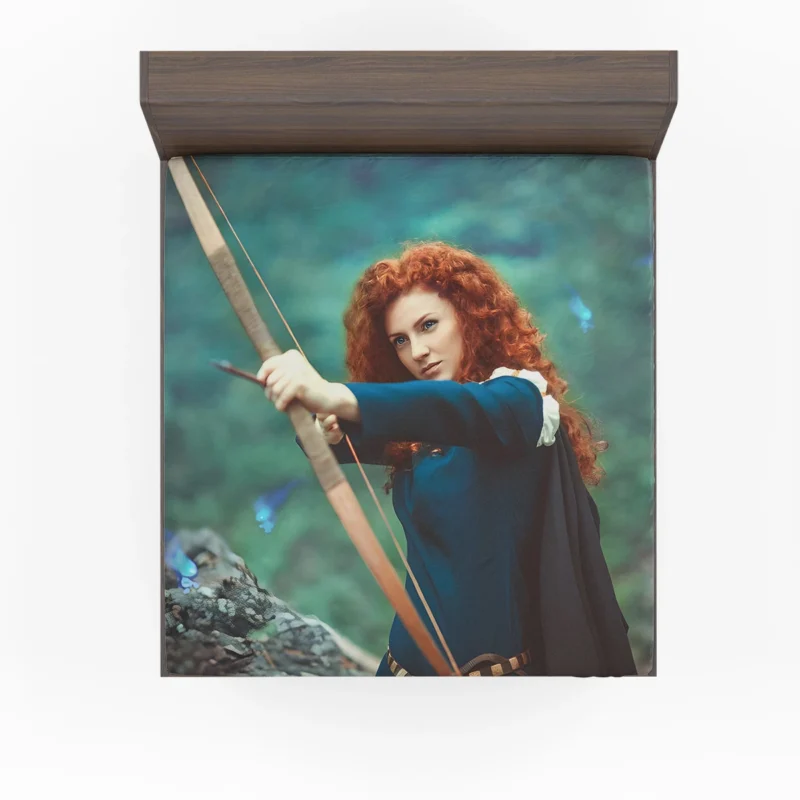 Merida Cosplay Wallpaper: Embrace the Brave Fitted Sheet