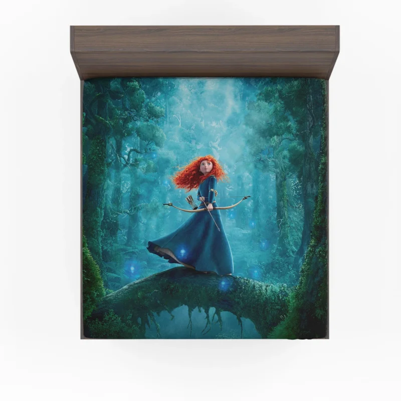 Merida in Brave: A Tale of Courage Fitted Sheet