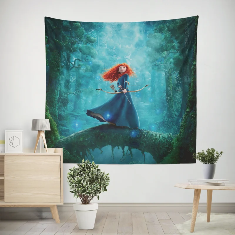 Merida in Brave: A Tale of Courage  Wall Tapestry
