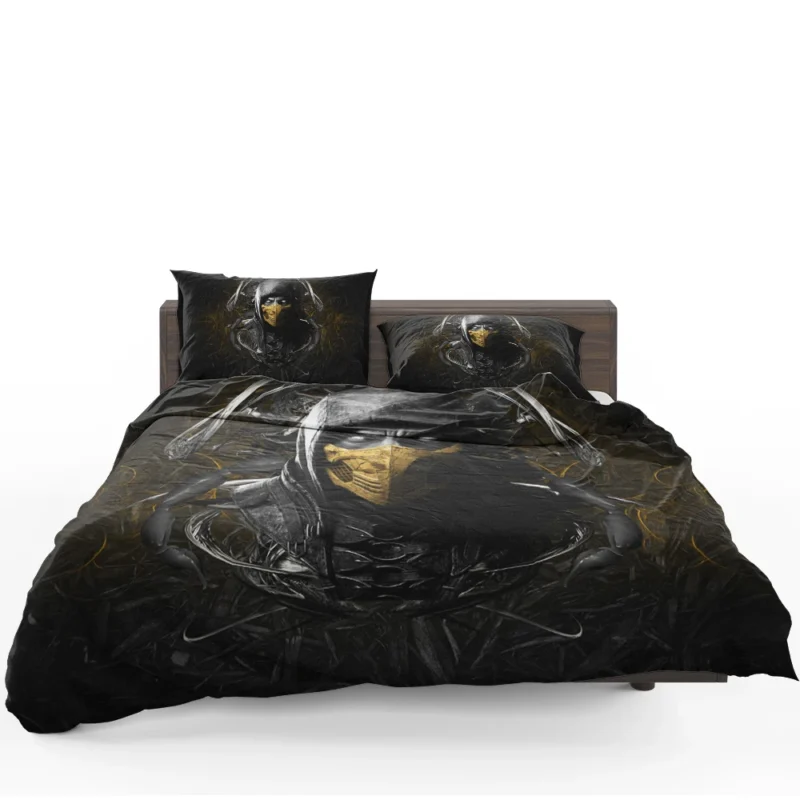 Mortal Kombat X Scorpion: The Fire-Infused Fighter Bedding Set