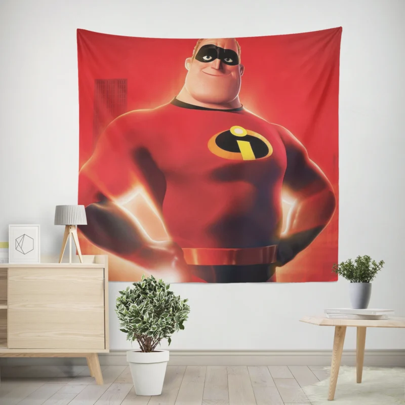 Mr. Incredible: The Strongest Hero  Wall Tapestry