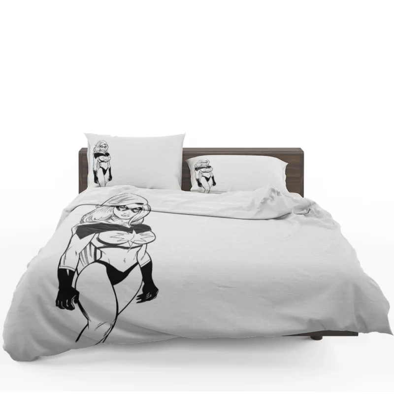 Ms. Marvel in Comics: Uncover the Hero Bedding Set