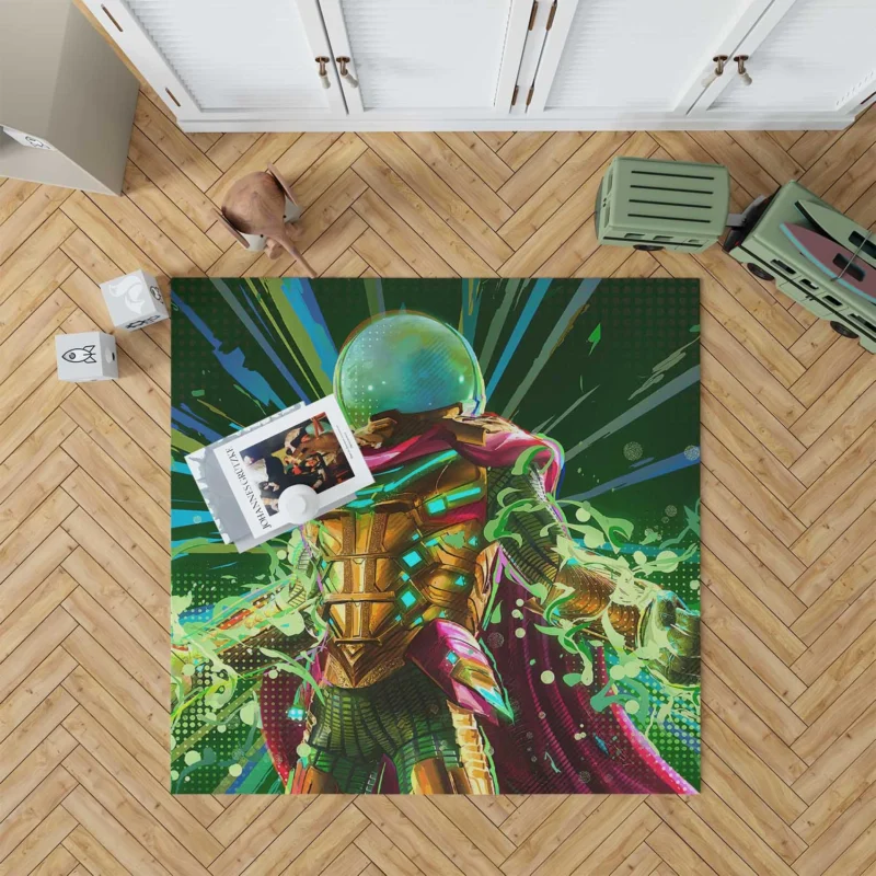 Mysterio Illusions in Spider-Man: Far From Home Floor Rug