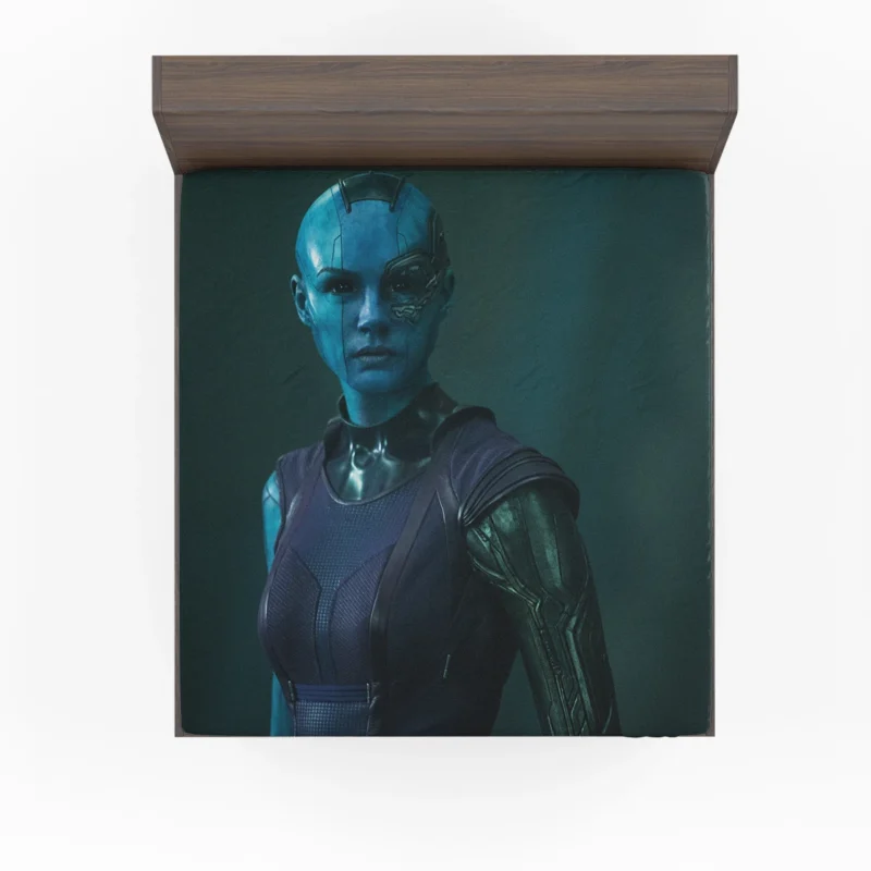 Nebula in Guardians of the Galaxy: Karen Gillan Role Fitted Sheet