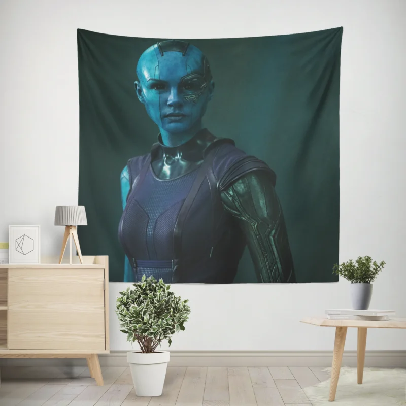Nebula in Guardians of the Galaxy: Karen Gillan Role  Wall Tapestry