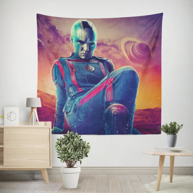 Nebula in Guardians of the Galaxy Vol. 3  Wall Tapestry