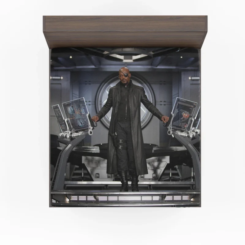 Nick Fury: A Mysterious Character Transformation Fitted Sheet