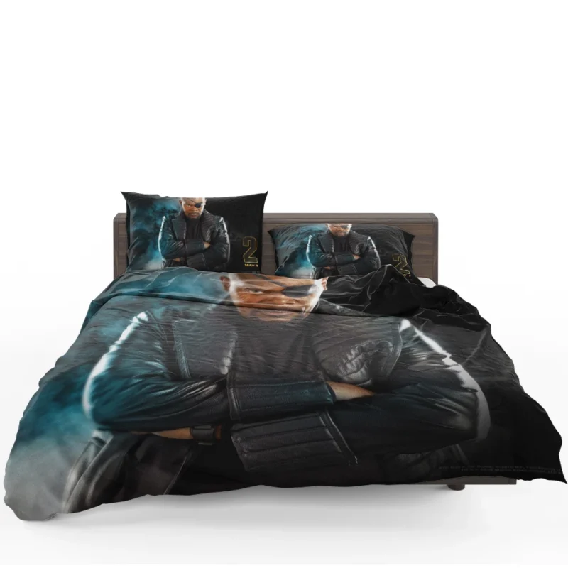 Nick Fury Appearance in Iron Man 2 Movie Bedding Set