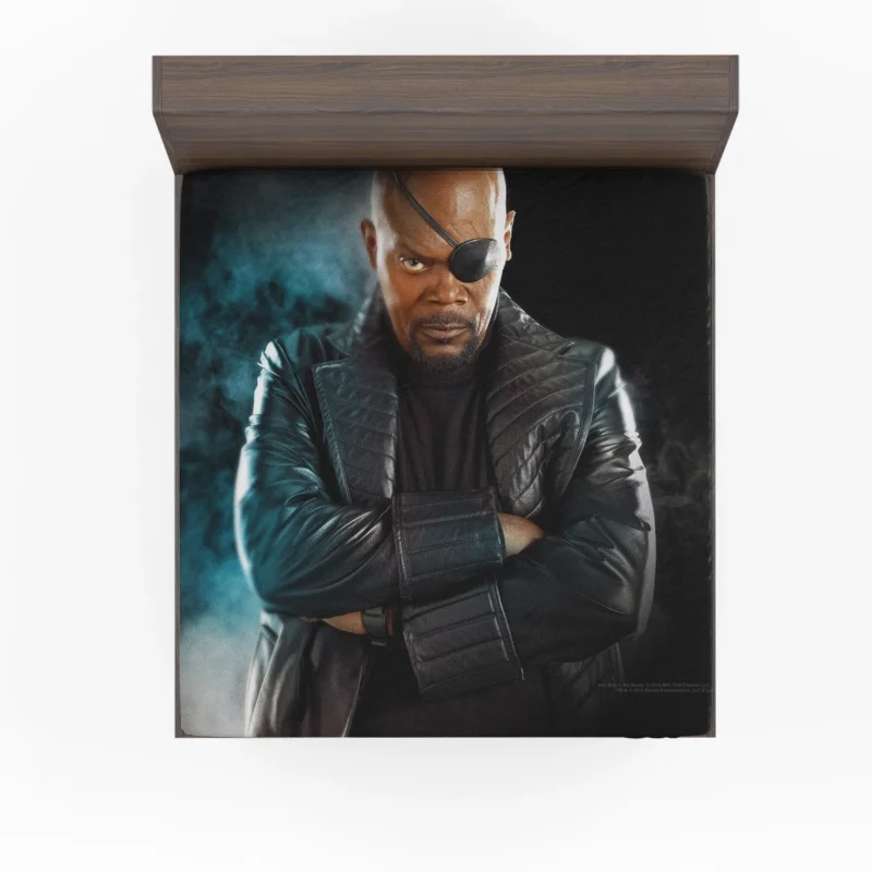 Nick Fury Appearance in Iron Man 2 Movie Fitted Sheet