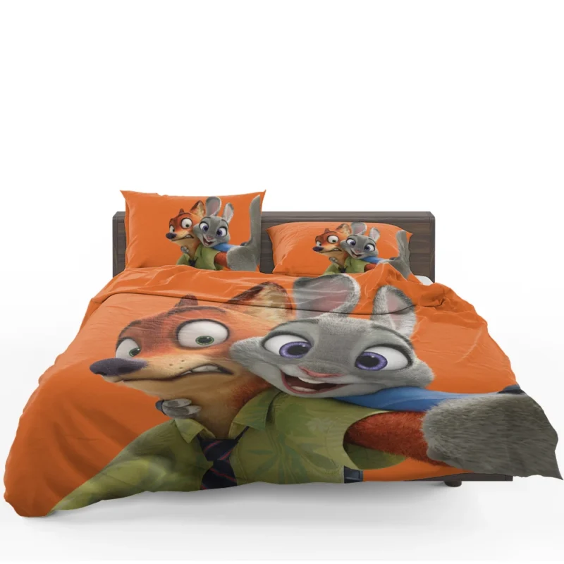 Nick Wilde and Judy Hopps: Zootopia Dynamic Duo Bedding Set