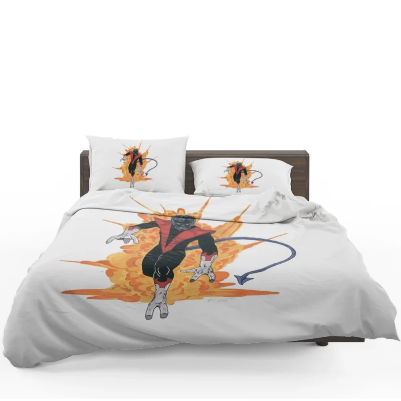 Nightcrawler Adventures in Marvel Comics Bedding Set