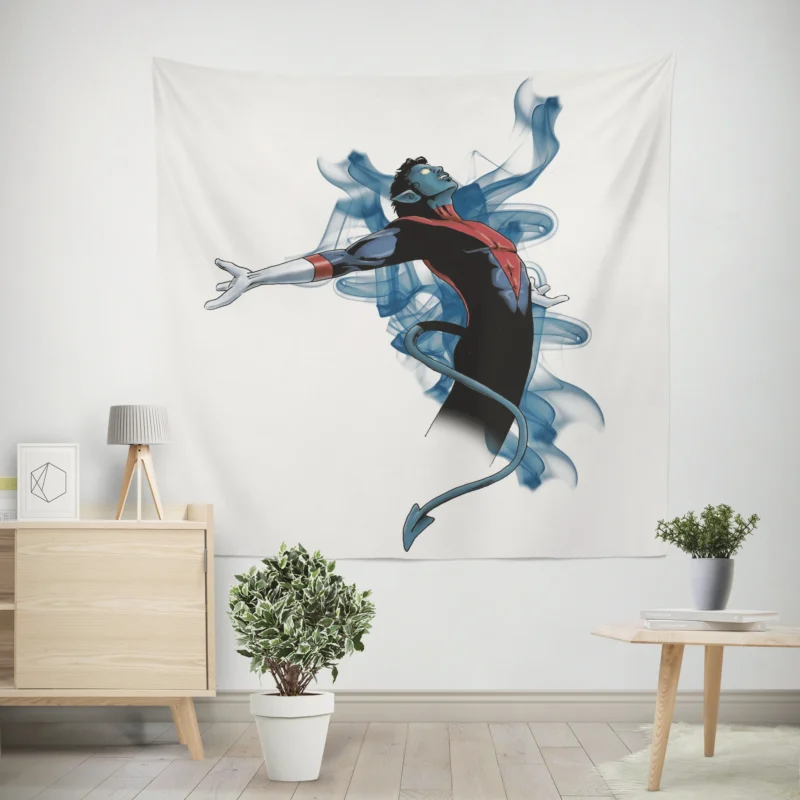 Nightcrawler: The Mystical Marvel Character  Wall Tapestry