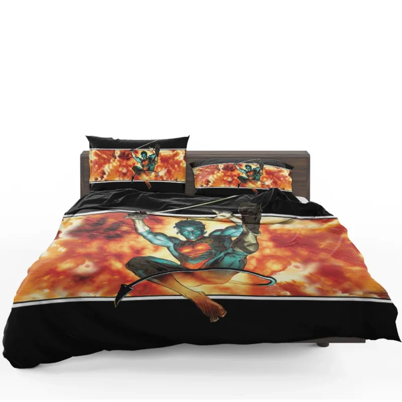 Nightcrawler Wallpaper: Marvel Intriguing Hero Bedding Set