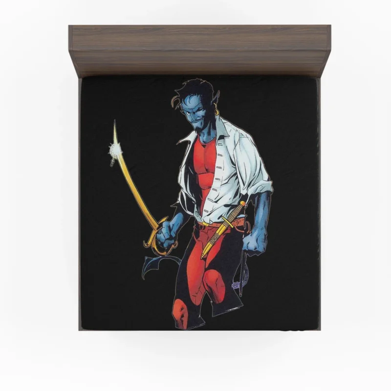 Nightcrawler in Comics: The Marvel Mutant Fitted Sheet
