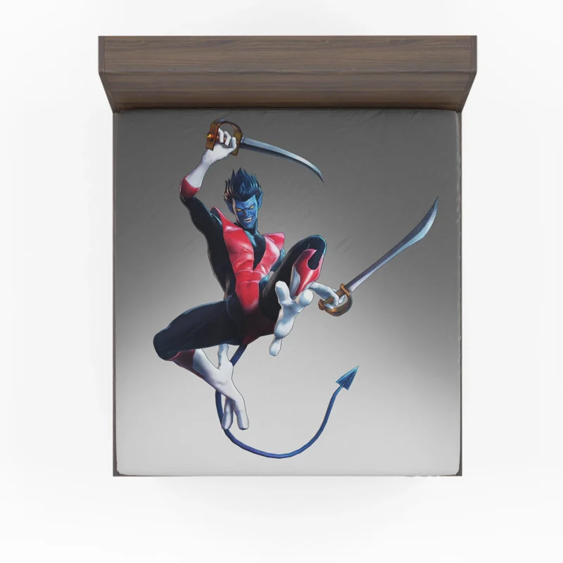 Nightcrawler in Marvel Ultimate Alliance 3 Fitted Sheet