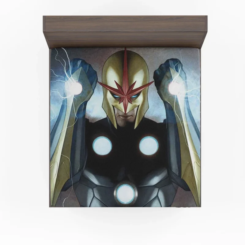 Nova: Exploring the Marvel Cosmic Hero Fitted Sheet
