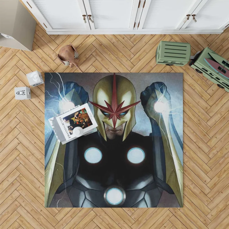 Nova: Exploring the Marvel Cosmic Hero Floor Rug
