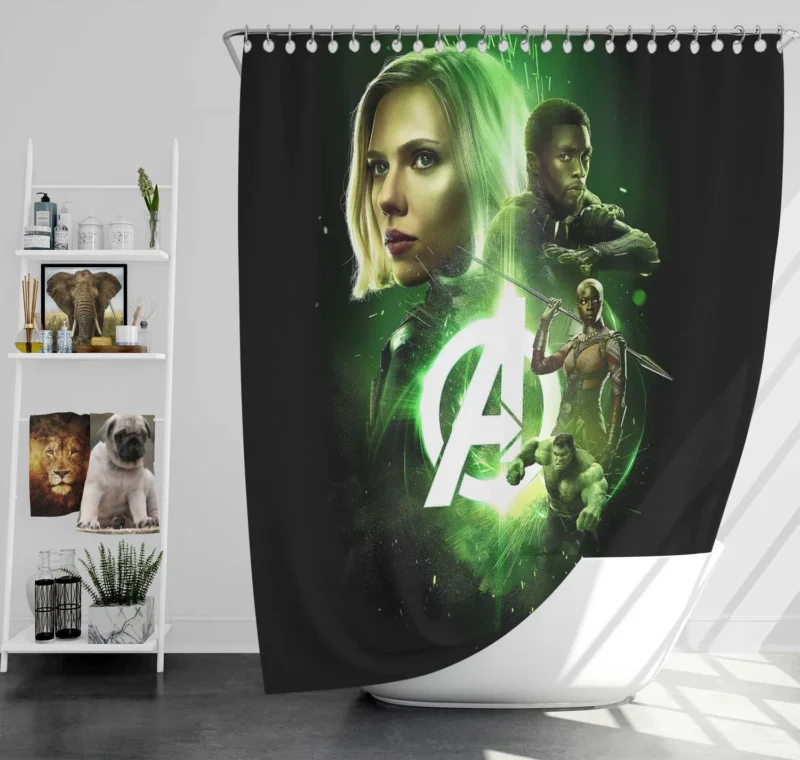 Okoye in Avengers: Infinity War Movie Shower Curtain