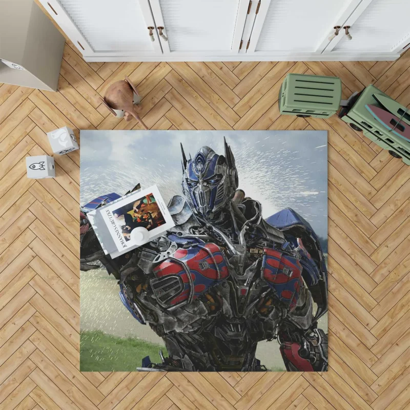 Optimus Prime in Transformers: Age of Extinction Floor Rug