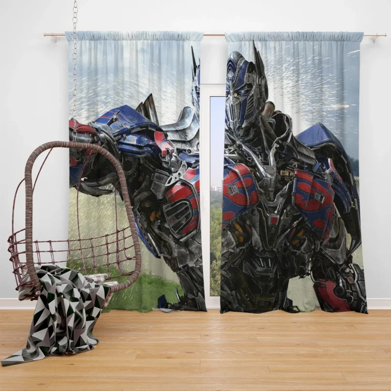 Optimus Prime in Transformers: Age of Extinction Window Curtain