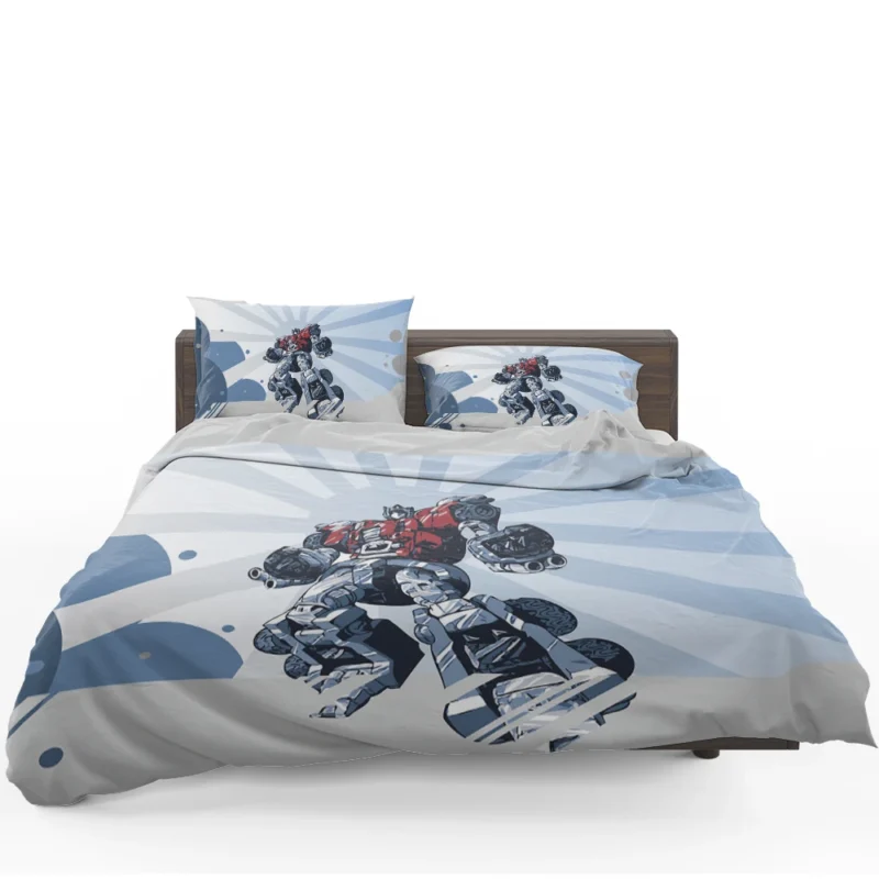 Optimus Prime in Transformers Comics Bedding Set