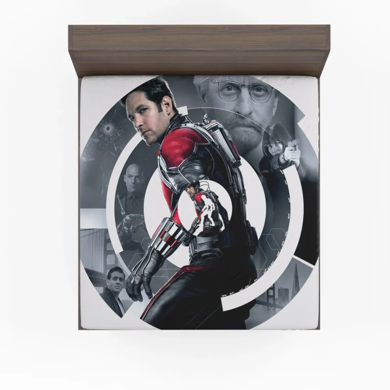 Paul Rudd Marvelous Journey as Ant-Man Fitted Sheet