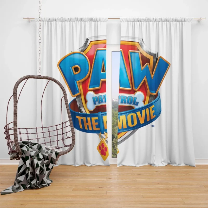 Paw Patrol: The Movie - Meet the Pawsome Crew Window Curtain