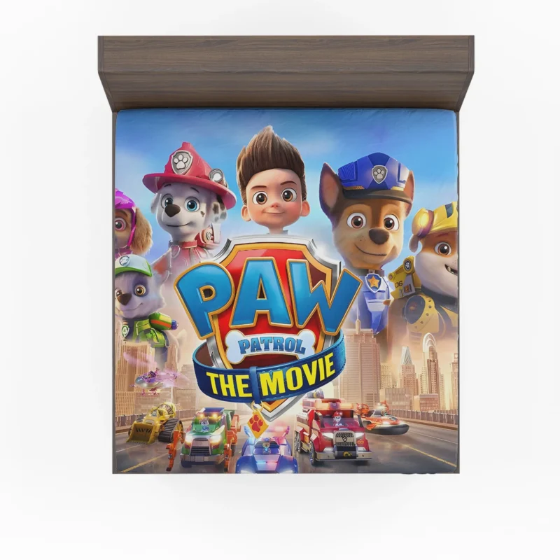 Paw Patrol: The Movie - Unveiling the Logo Fitted Sheet
