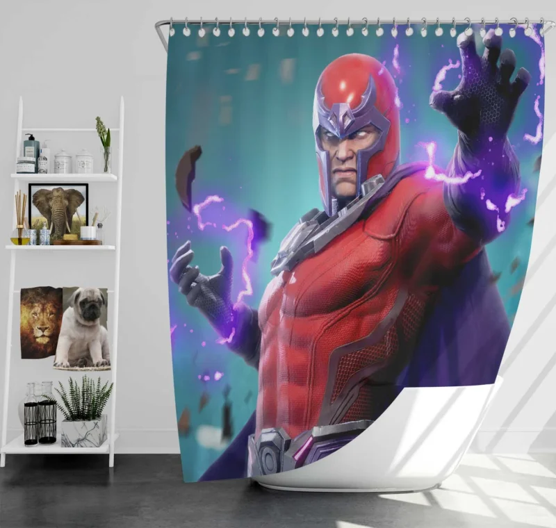 Play Marvel Future Revolution as Magneto Shower Curtain