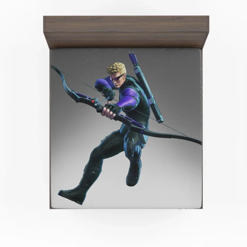 Play as Hawkeye in Marvel Ultimate Alliance 3 Fitted Sheet