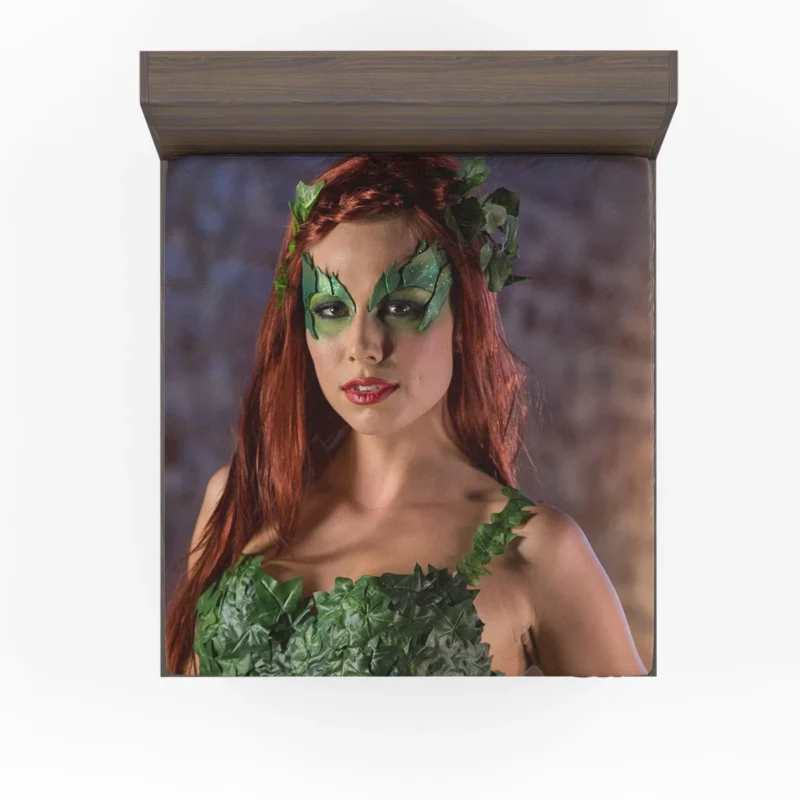 Poison Ivy Cosplay: Unleash Nature Seductive Power Fitted Sheet