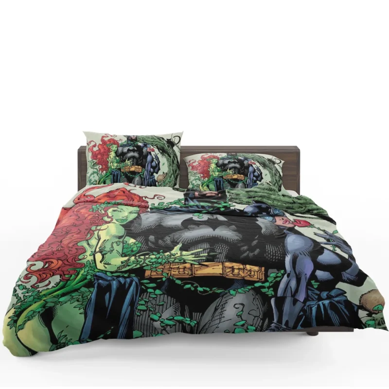 Poison Ivy and Catwoman: Partners in Batman Comics Bedding Set