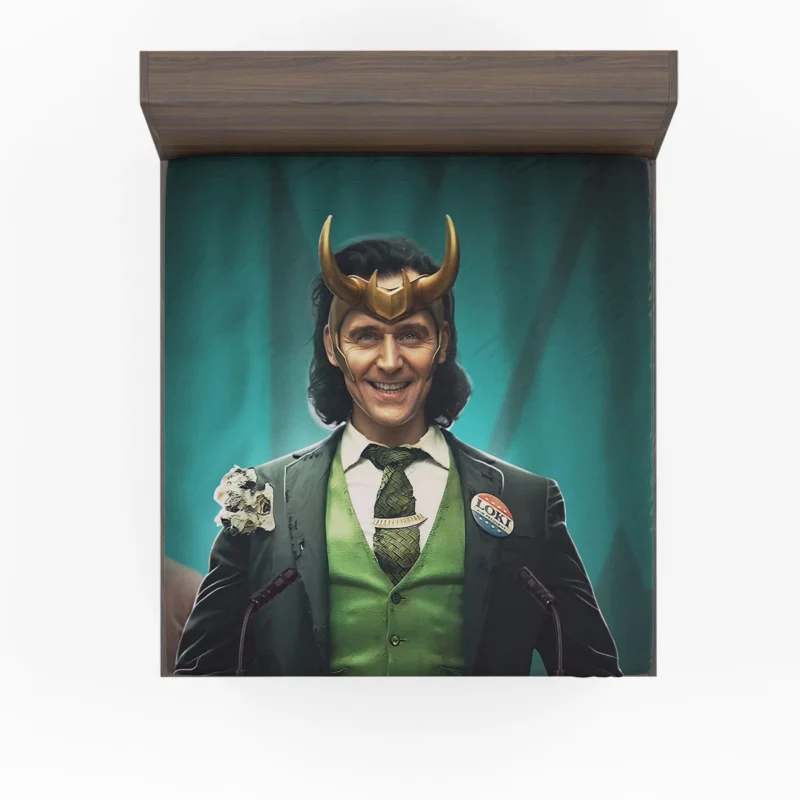 President Loki Impactful Appearance in TV Show Loki Fitted Sheet