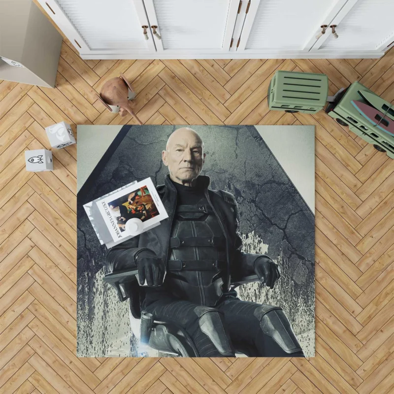 Professor Charles Xavier: Patrick Stewart Iconic Role Floor Rug