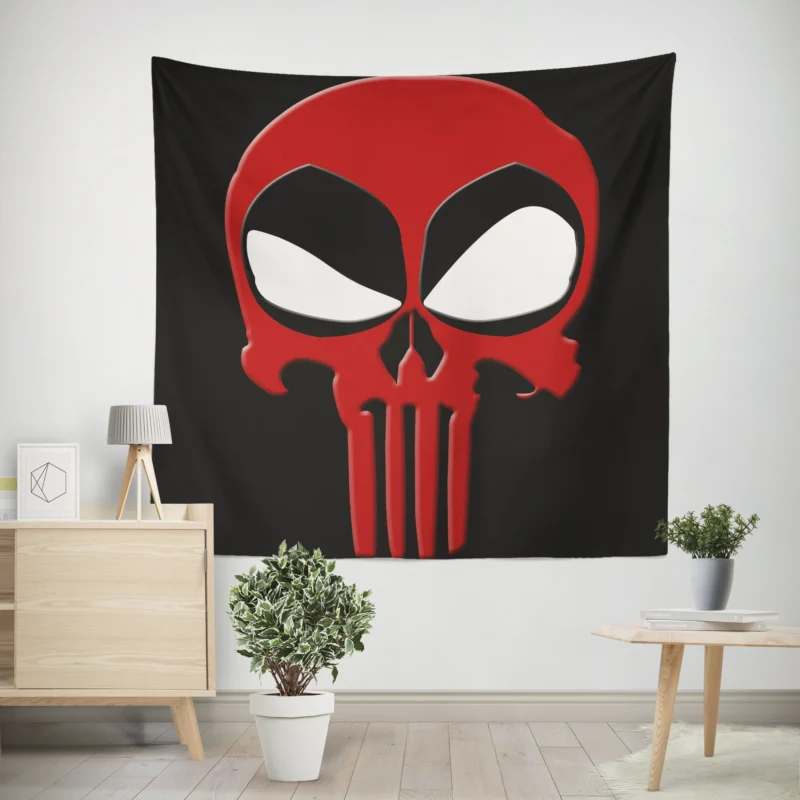 Punisher: War Zone - Witness Vigilante Justice Unleashed  Wall Tapestry