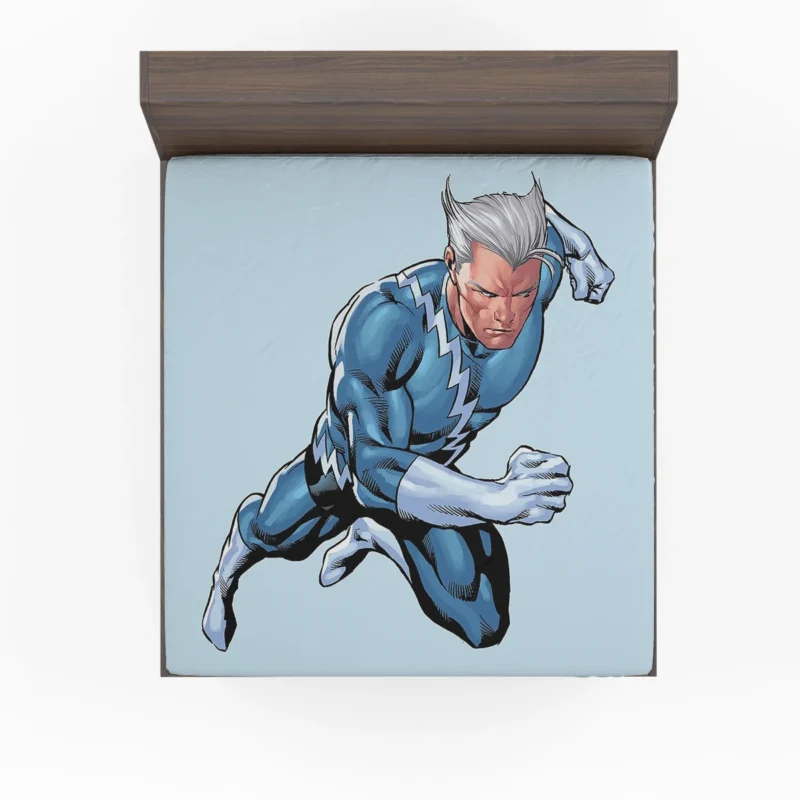 Quicksilver Comics: Speed into the World of Peter Maximoff Fitted Sheet