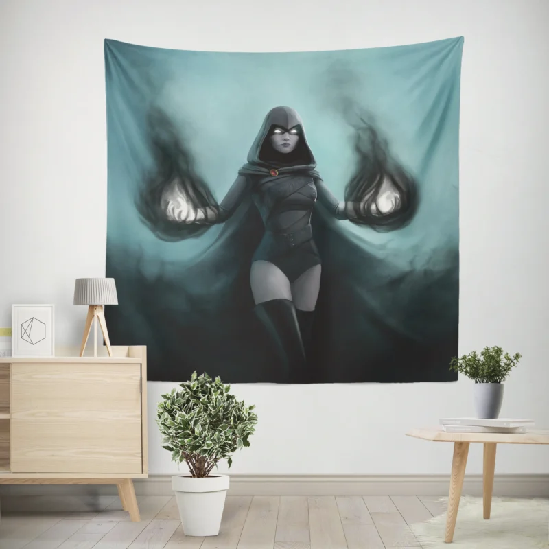 Raven Comics: Dive into Her Complex DC Universe  Wall Tapestry