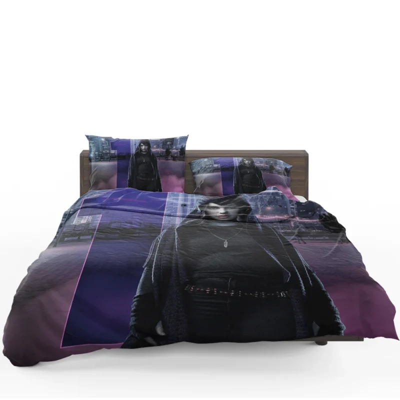 Raven in Titans: Embrace the Dark and the Light Bedding Set